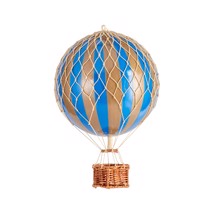 Authentic Models Luftballon 18cm - Gold Blue